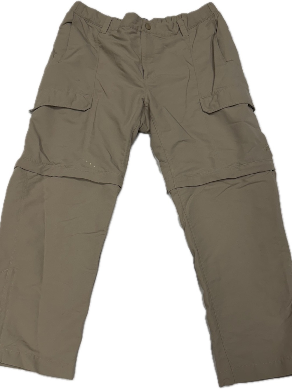 The North Face Pants Mens Large Short Convertible Zip Off Beige (36-39" X 30")